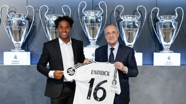 Endrick nënshkruan kontratën dhe prezantohet zyrtarisht si lojtar i Real Madridit