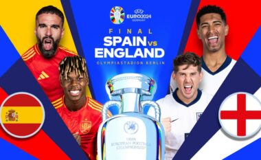 Finalja e madhe e Euro 2024: 10 faktet që duhet t’i dini për ndeshjen Spanjë – Angli