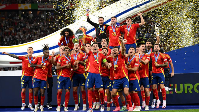 Spanja shkruan histori: Mposht në finale Anglinë për t’u bërë kombëtarja e vetme që ka katër trofe evropianë