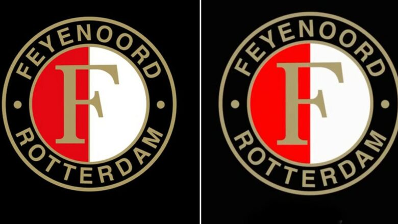 Feyenoord ndryshoi stemën dhe bëri Evropën të qeshë: A mund t’i dalloni katër ndryshimet?