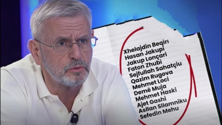 “Faton Zhubi, Sejfullah Sahatçiu e Qazim Rugova”, Neziri me emër e mbiemër përmend shqiptarët e UDB-së që e keqtrajtuan