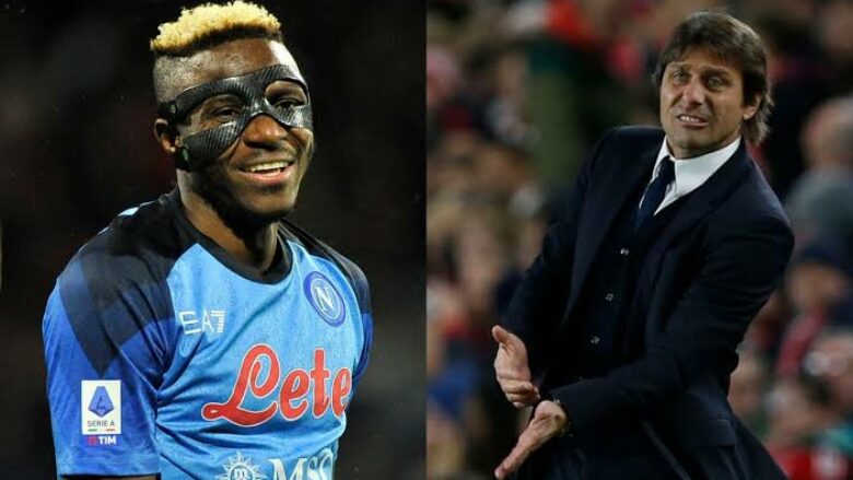 “Ai është lojtar i Napolit, duhet të punojë shumë” – Conte mesazh Osimhenit