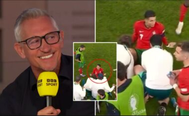 Gary Lineker tallet me Ronaldon, duke e zënë në befasi të gjithë studion e BBC-së