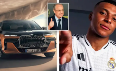 Kylian Mbappe merr makinën e tij të parë në Madrid – një 'bishë' që e vozitë edhe Florentino Perez