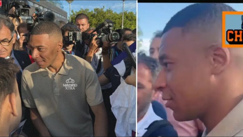 Mbappe kalon testet mjekësore te Real Madridi, vërshohet nga tifozët dhe jep autografe