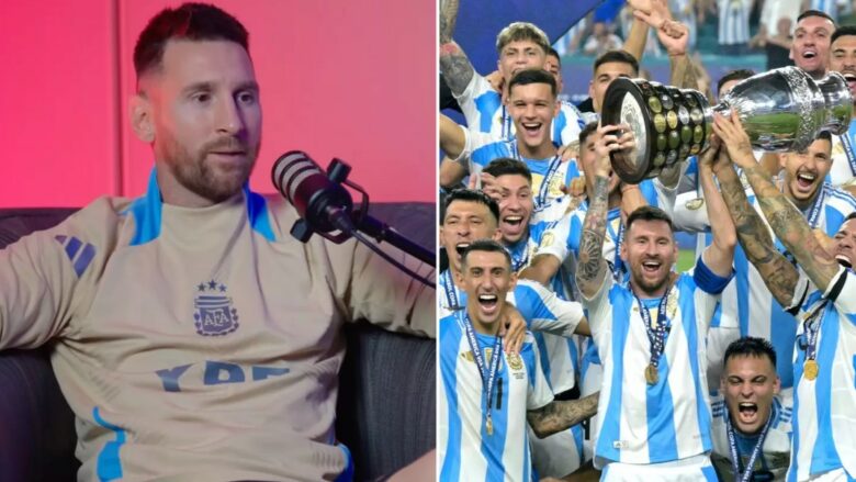 Mesazhi kuptimplotë me nëntë fjalë i Messit për lojtarët e Argjentinës, disa momente pas triumfit në Copa America