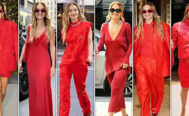 Rita Ora apo Kësulëkuqja – cila është arsyeja që artistja shqiptare u shfaq për 48 orë vetëm me veshje të kuqe në New York?
