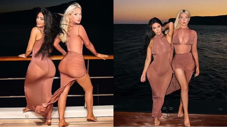 Kim Kardashian dhe Olivia Pierson duken tejet joshëse për xhirimet e SKIMS