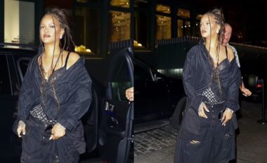 Rihanna shfaqet me një stil unik rrugëve të New York-ut