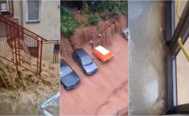 Sasi e madhe shiu në një kohë të shkurtër, Beogradi vërshohet sërish – pamje që tregojnë kaosin e krijuar