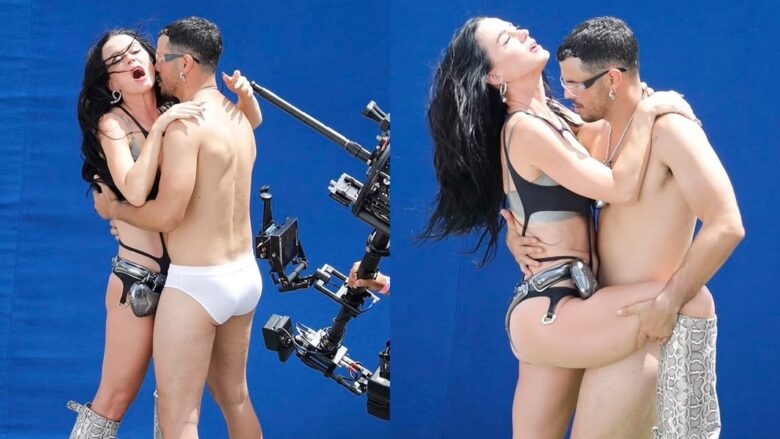 Katy Perry shfaqet gjysmë e zhveshur për skenat provokative të videoklipit të ri