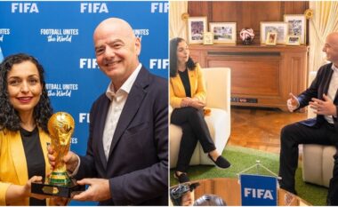 Infantino pret presidenten Vjosa Osmani: Kosova dhe FFK gjithmonë do ta kenë mbështetjen e FIFA-s