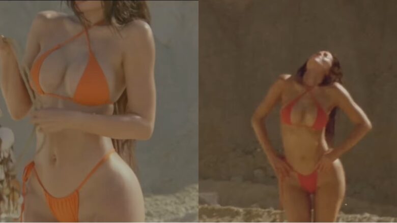 Kylie Jenner befason fansat me një videoklip reklamues të “Khy”, teksa shfaqet në bikini të ndryshme