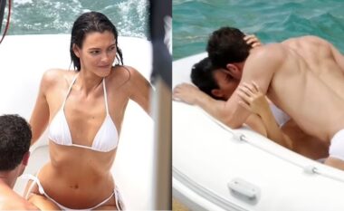 E dashura e Leonardo DiCaprio, Vittoria Ceretti përqafon aktorin Theo James ndërsa filmonte reklamën e “Dolce and Gabbana”