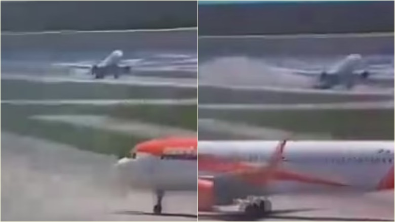 Momenti i frikshëm kur aeroplani i mbushur me pasagjerë “rrëshqet me bishtin e tij” qindra metra përgjatë pistës në Milano të Italisë
