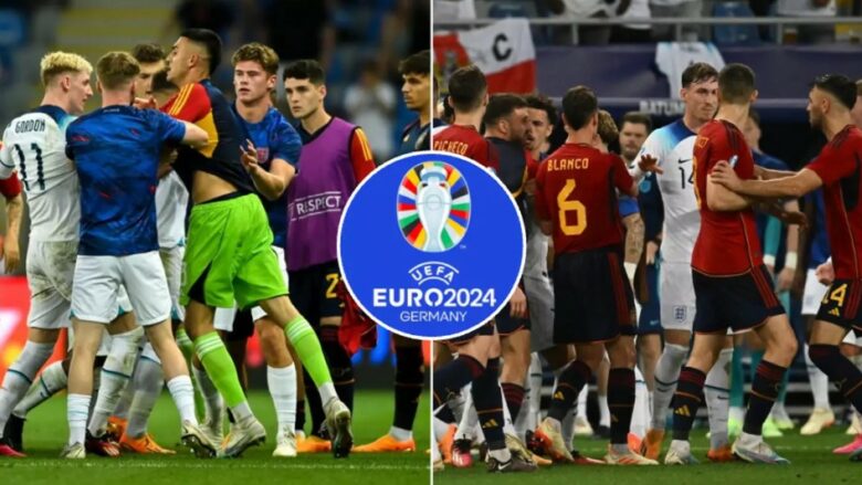 Lojtarët e Spanjës po kërkojnë ‘hakmarrje’ ndaj yllit anglez për sjelljen e tij arrogante që shkaktoi përleshje masive