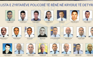 Sindikata publikon fotografitë dhe emrat e policëve të rënë në krye të detyrës