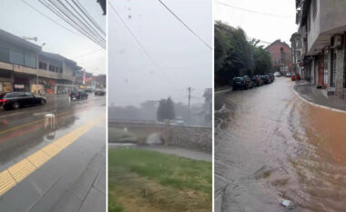 Shi dhe vërshime në Prizren, pas motit tropikal që ka përfshirë Kosovën