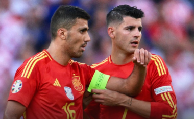 Rodri dhe Alvaro Morata shpallen fajtorë nga UEFA për incidentin në fitoren e Spanjës në Euro 2024