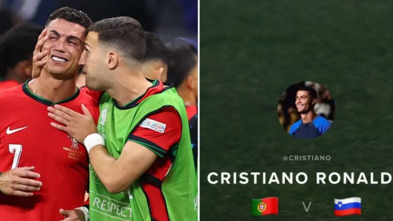 Rrahjet e zemrës të Ronaldos u monitoruan gjatë ndeshjes me Slloveninë – rezultatet janë marramendëse
