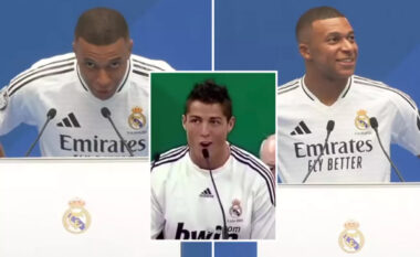 Dhjetë detajet e ngjashme në prezantimin e Mbappes me atë të Ronaldos te Real Madridi