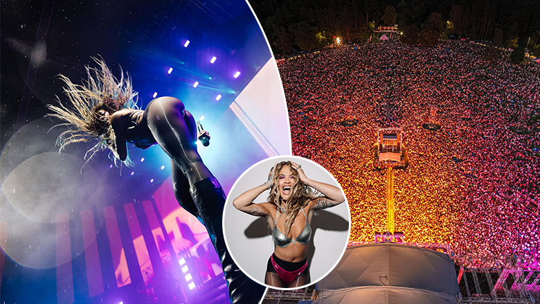 Rita Ora me paraqitje mbresëlënëse para 50 mijë njerëzve në Lituani