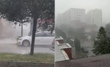 Prishtinën e freskon shiu, stuhi në Fushë Kosovë
