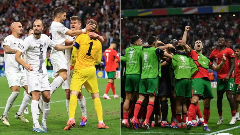 Sllovenia vendosi rekord të ri të çuditshëm në Euro 2024 në humbjen nga Portugalia