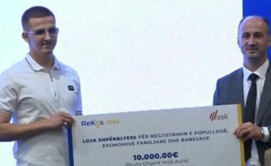 Regjistrimi i popullsisë, flet fituesi i shpërblimit të ASK-së prej 10 mijë eurove