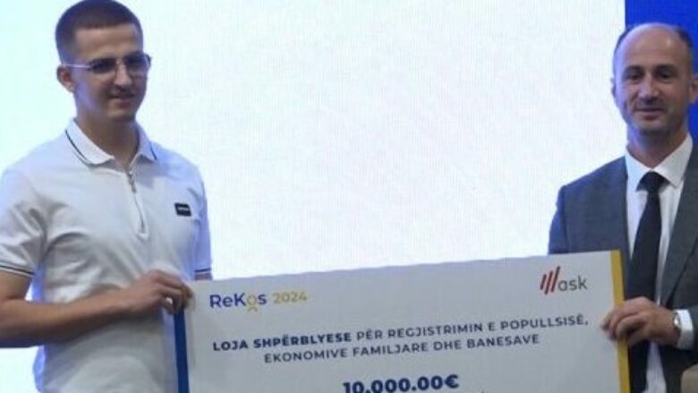 Regjistrimi i popullsisë, flet fituesi i shpërblimit të ASK-së prej 10 mijë eurove