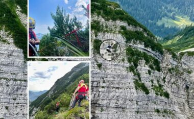 Alpinisti 61-vjeçar gjerman u var në shkëmb për orë të tëra, ndihma arriti në momentin e fundit