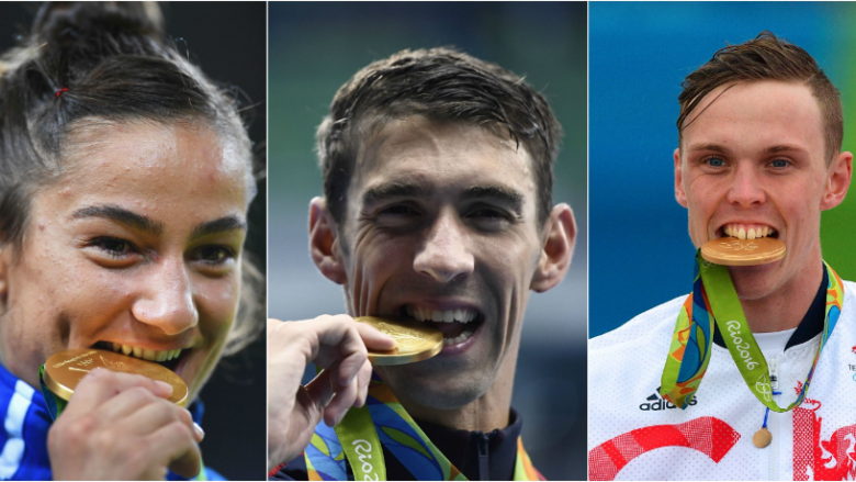 Pse sportistët olimpikë kafshojnë medaljet e tyre