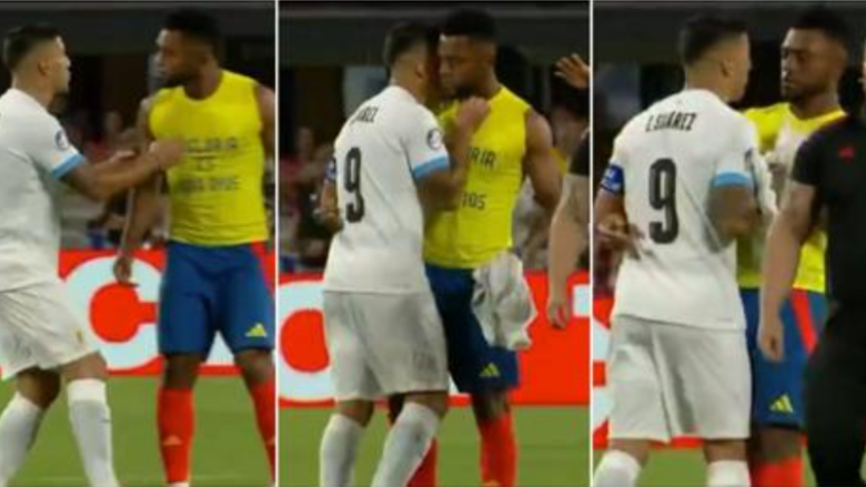 Luis Suarez tentoi ta kafshonte lojtarin e Kolumbisë, ndërsa goditi me grusht një trajner