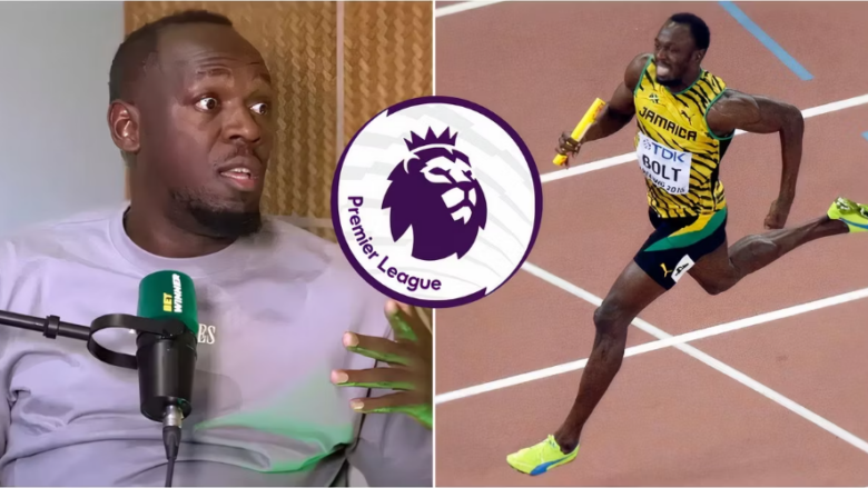 Usain Bolt emëron yllin e Ligës Premier si lojtarin e vetëm që do mund ta mposhte në 20 metra sprint