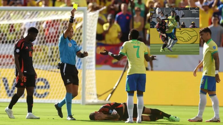 Shuplakë ndaj Rodriguezit, Vinicius Jr mungon në çerekfinale të Copa America pas gjestit të pahijshëm
