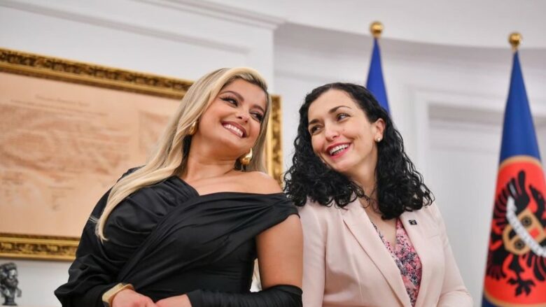 “Mirë se vjen në Kosovë” – Bebe Rexha pritet nga presidentja Osmani