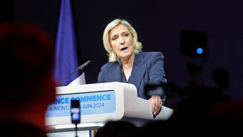 Marine Le Pen paralajmëron se e djathta ekstreme franceze do të frenojë ndihmën për Ukrainën