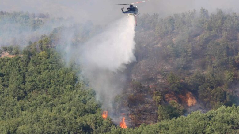 QMK: 12 zjarre aktive në Maqedoni