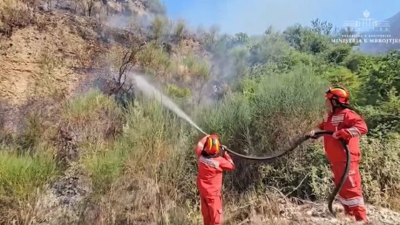 Situata e zjarreve në Shqipëri, 23 vatra në 24 orët e fundit, dy prej tyre vijojnë të jenë aktive