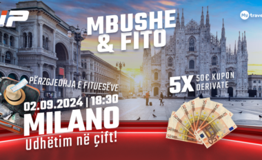 Udhëto në Milano dhe fito 5x 50 euro derivate