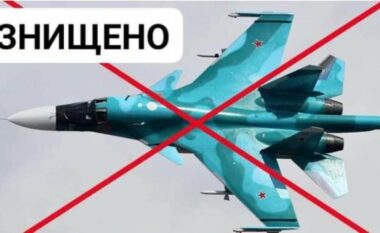 Ukrainasit pretendojnë se kanë shkatërruar një aeroplan luftarak rus Su-34 në rajonin e Kurskut