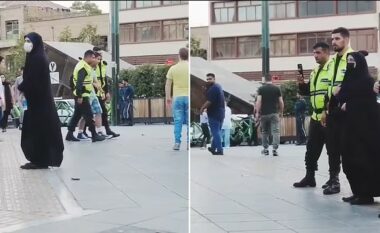 Kishte veshur bluzë me mëngë të shkurtra në temperaturat që po mbretërojnë në 45 gradë, policia iraniane e moralit arreston burrin