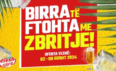 Birra të ftohta e me shumë ZBRITJE veç në Viva Fresh! 