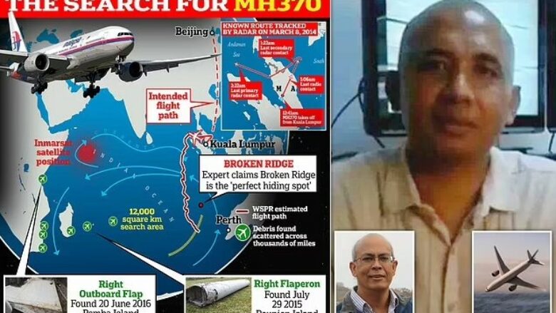 A është zgjidhur më në fund misteri i aeroplanit MH370, eksperti pretendon se mund të ketë gjetur vendin e rrëzimi të fluturakes së Malaysian Airlines?