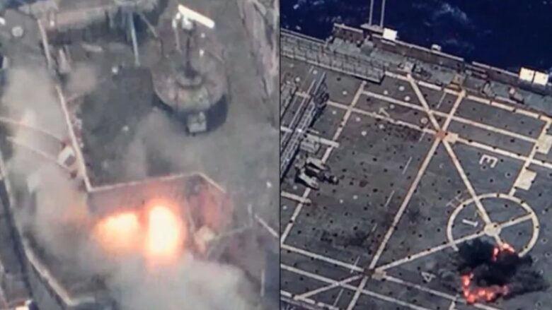 Forcat ajrore amerikane publikojnë pamje të testimit të armës së re, shkatërrojnë luftanijen