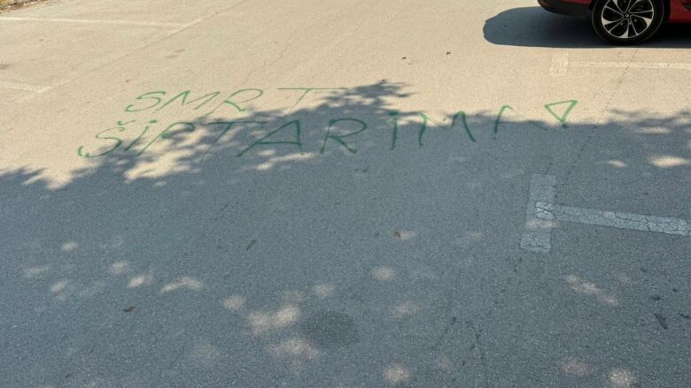 Një ditë pas protestës, në Bujanoc shkruhet grafiti “vdekje shqiptarëve”