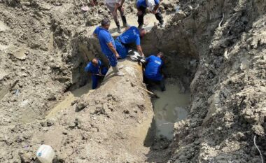 Eliminohet defekti i gypit në fshatin Qerim, rikthehet furnizimi me ujë