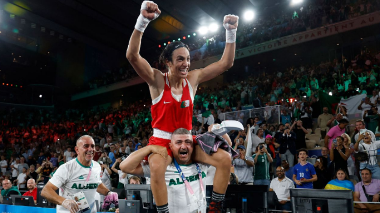 Imane Khelif shkruan historinë për vendin e saj, fiton medaljen e artë në boks në peshën deri në 66 kilogram