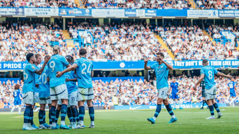 Manchester City e nis me stilin e kampionit, fiton si mysafir i Chelseat  