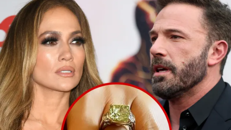 Ben Affleck kishte shkruar ‘nuk do të iki askund’ në unazën e fejesës së Jennifer Lopez